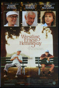 WRESTLING ERNEST HEMINGWAY (1993)— Original Australian one sheet movie poster