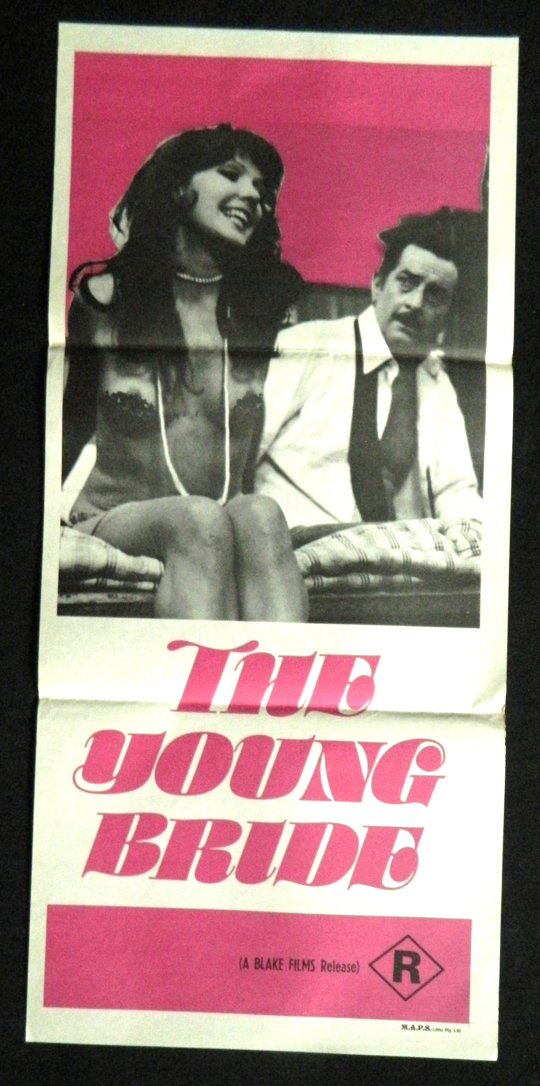 THE YOUNG BRIDE (1976) — Original Australian daybill movie poster