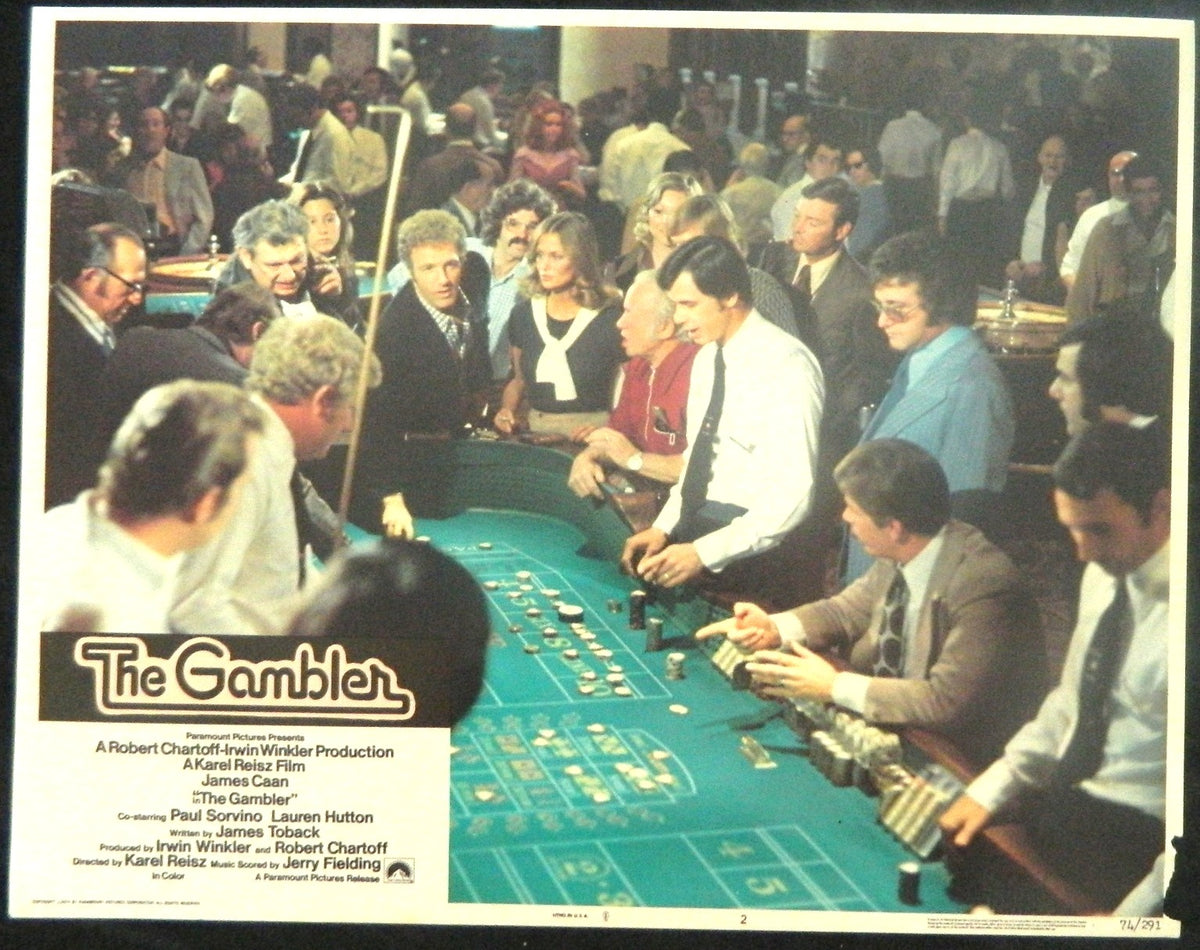 THE GAMBLER (2) (1974) — Original Australian Lobby Card