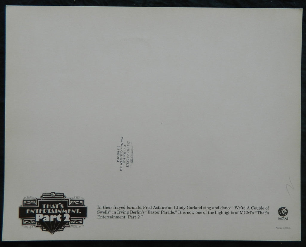 THATS ENTERTAINMENT PART 2 (7)(1976) — Original Australian Lobby Card