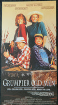 GRUMPIER OLD MEN (1995) — Original Australian daybill movie poster