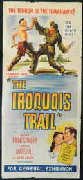 THE IROQUOIS TRAIL (1950) — Original Australian daybill movie poster