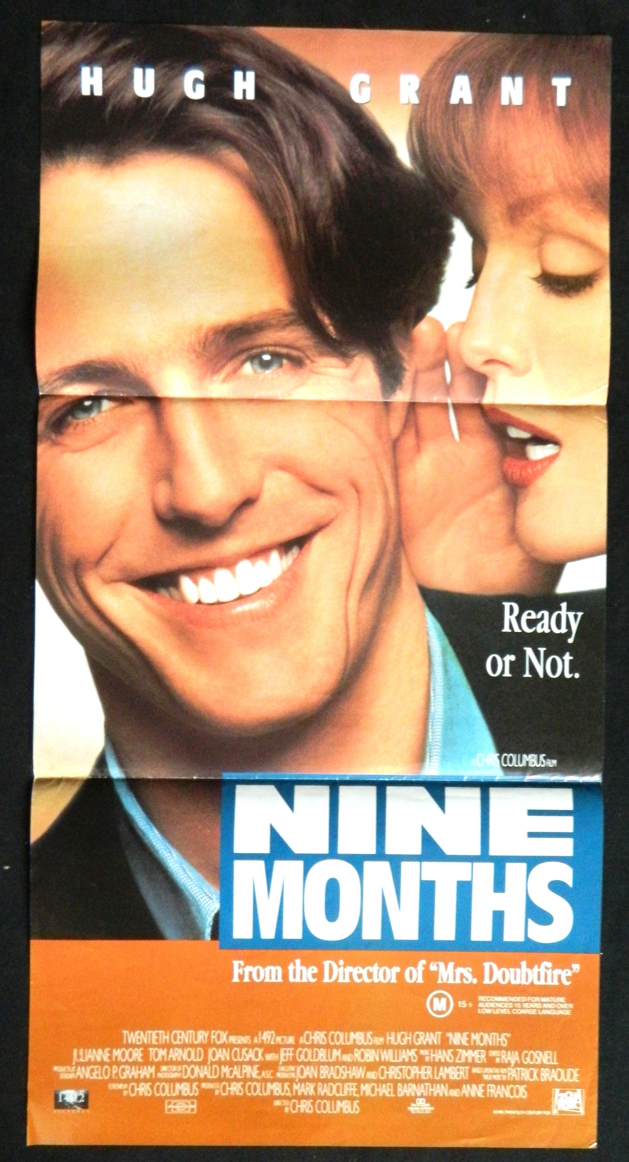 NINE MONTHS  (1995) — Original Australian daybill movie poster