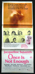 ONCE IS NOT ENOUGH (1975) — Original Australian daybill movie poster