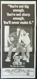 ONE ON ONE (1977) — Original Australian daybill movie poster