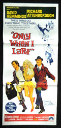 ONLY WHEN I LARF (1968) — Original Australian daybill movie poster