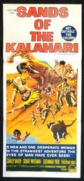 SANDS OF THE KALAHARI  (1965) — Original Australian daybill movie poster