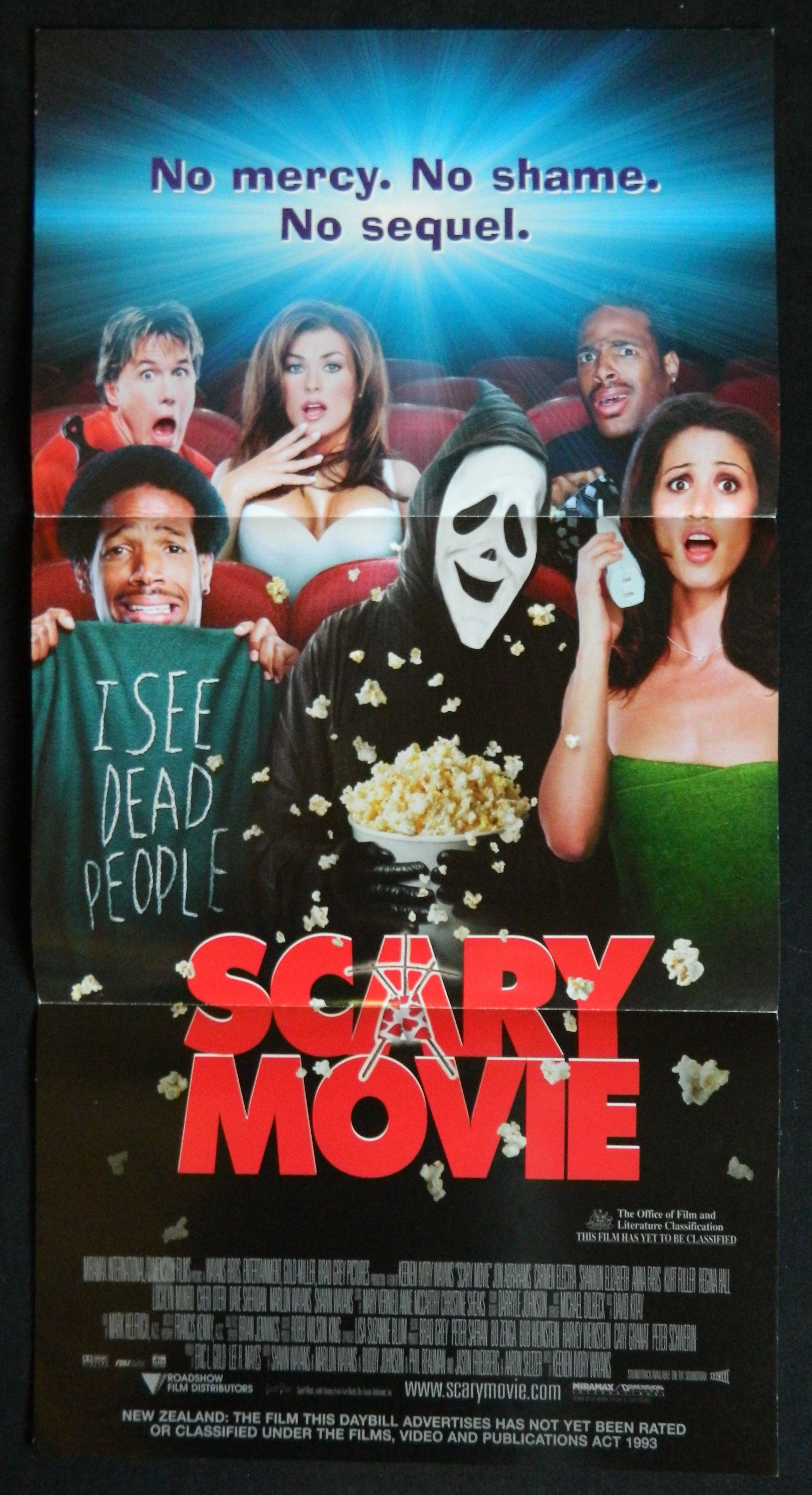SCARY MOVIE  (2000) — Original Australian daybill movie poster