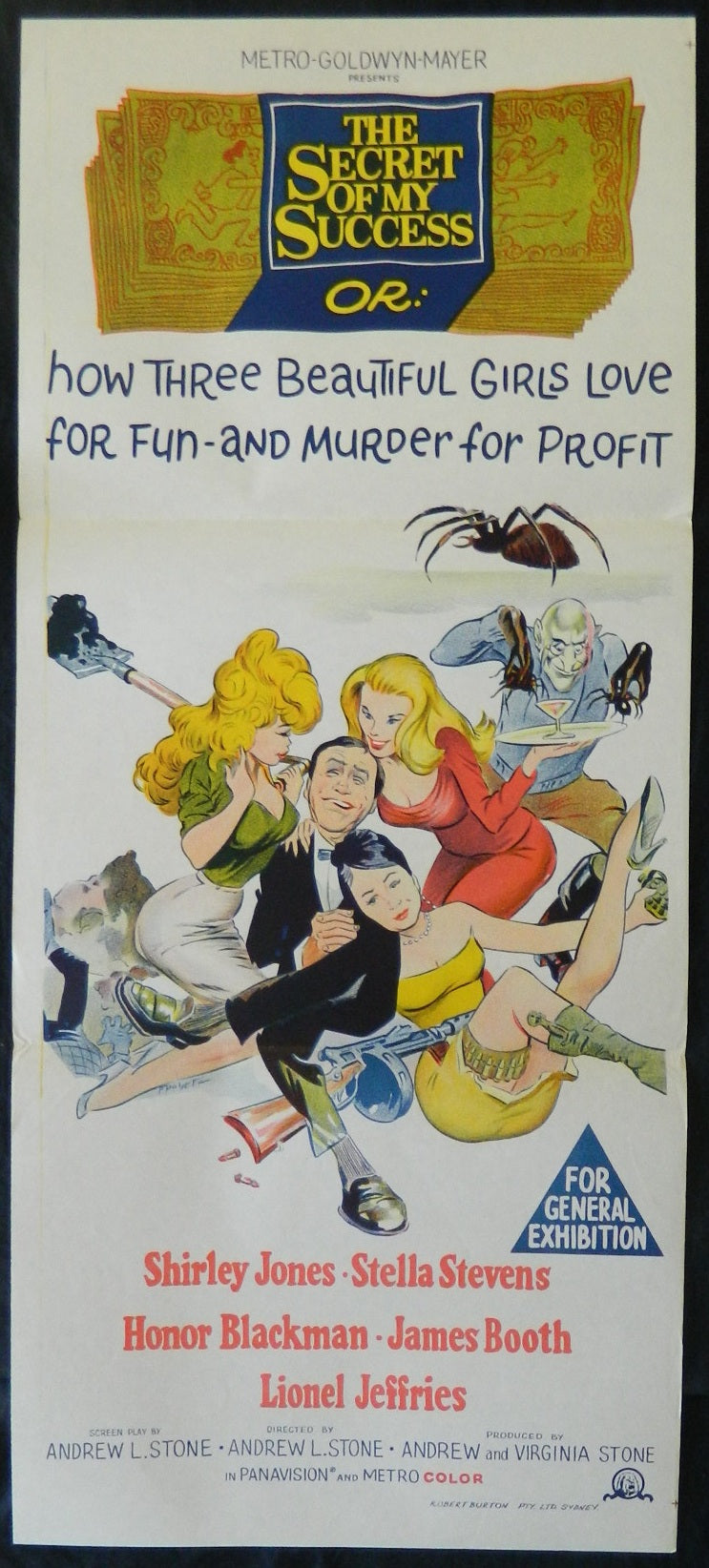 SECRET OF MY SUCCESS  (1965) — Original Australian daybill movie poster