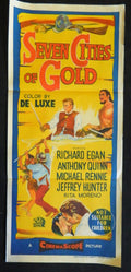SEVEN CITIES OF GOLD  (1955) — Original Australian daybill movie poster