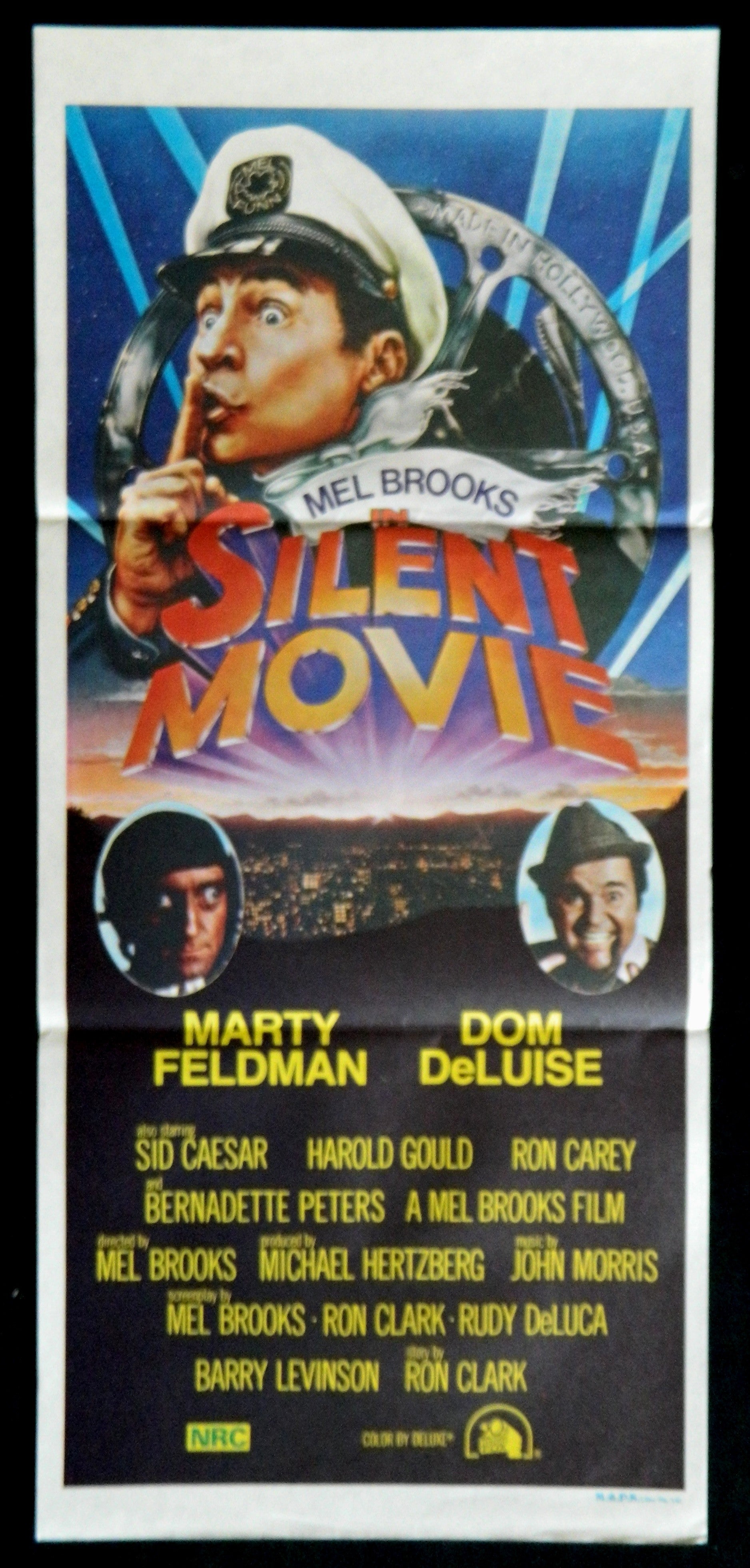 SILENT MOVIE (1976) — Original Australian daybill movie poster