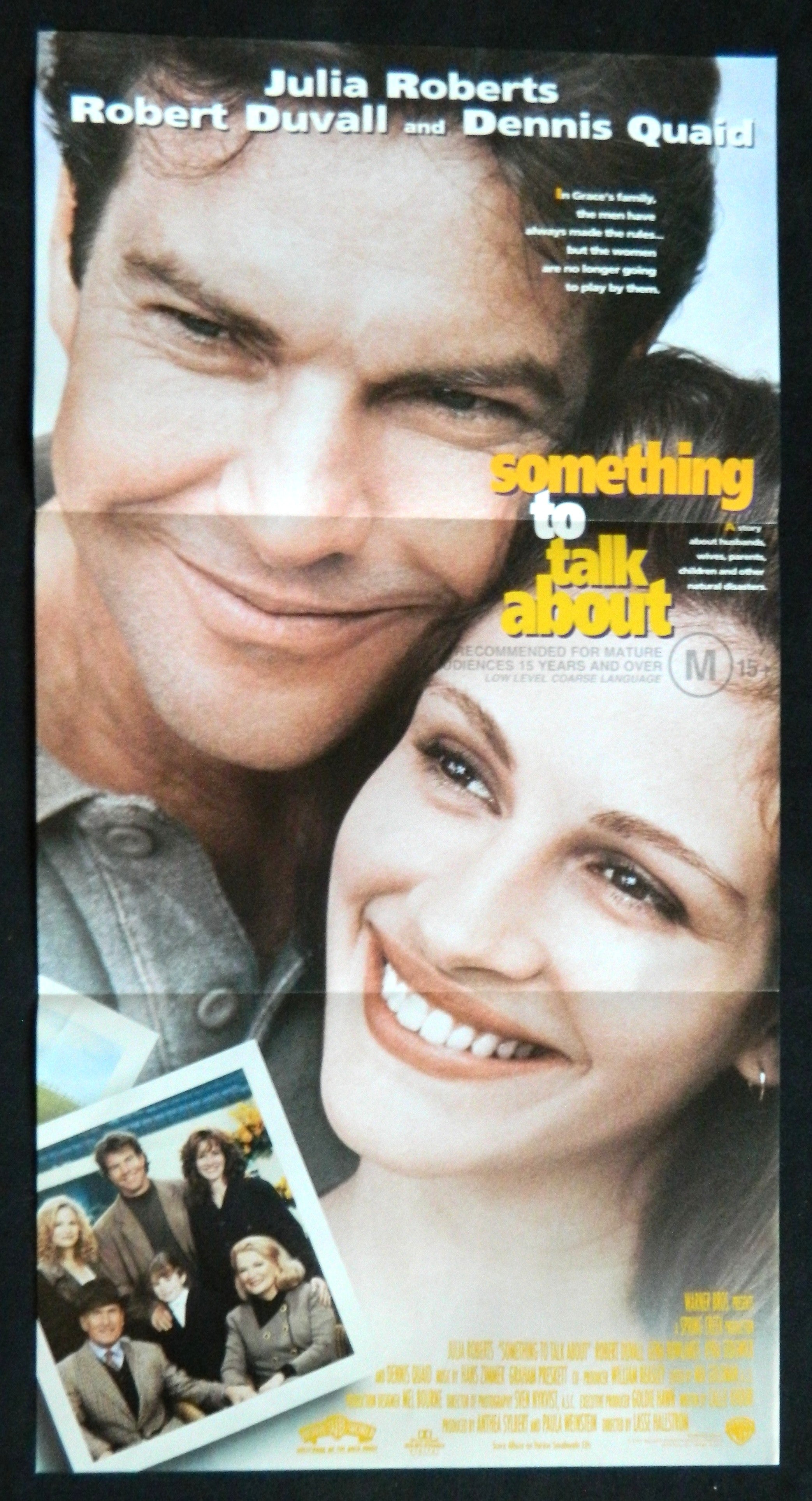 SOMETHING TO TALK ABOUT (1995) — Original Australian daybill movie poster