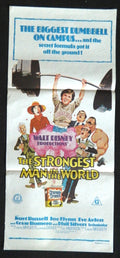 STRONGEST MAN IN THE WORLD (1975) — Original Australian daybill movie poster