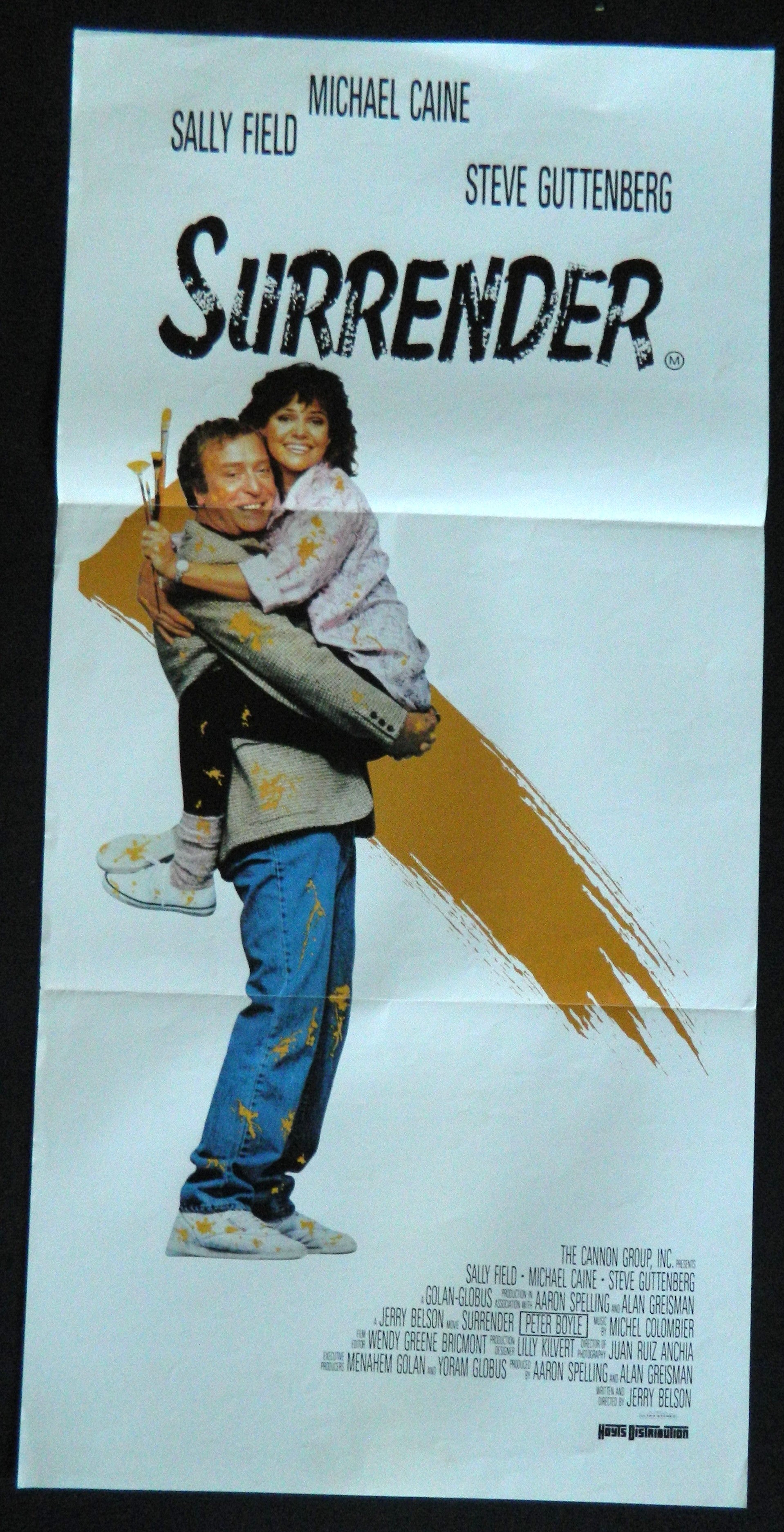 SURRENDER (1987) — Original Australian daybill movie poster