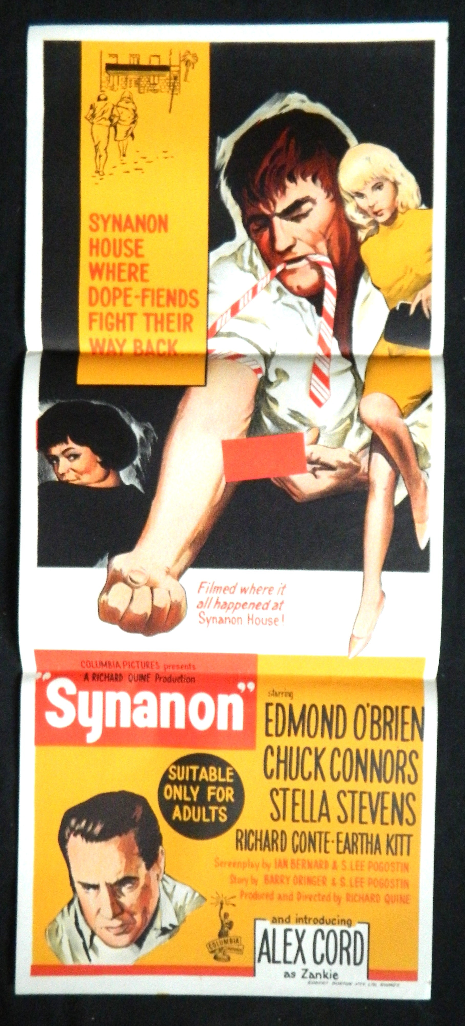 SYNANON  (1965) — Original Australian daybill movie poster