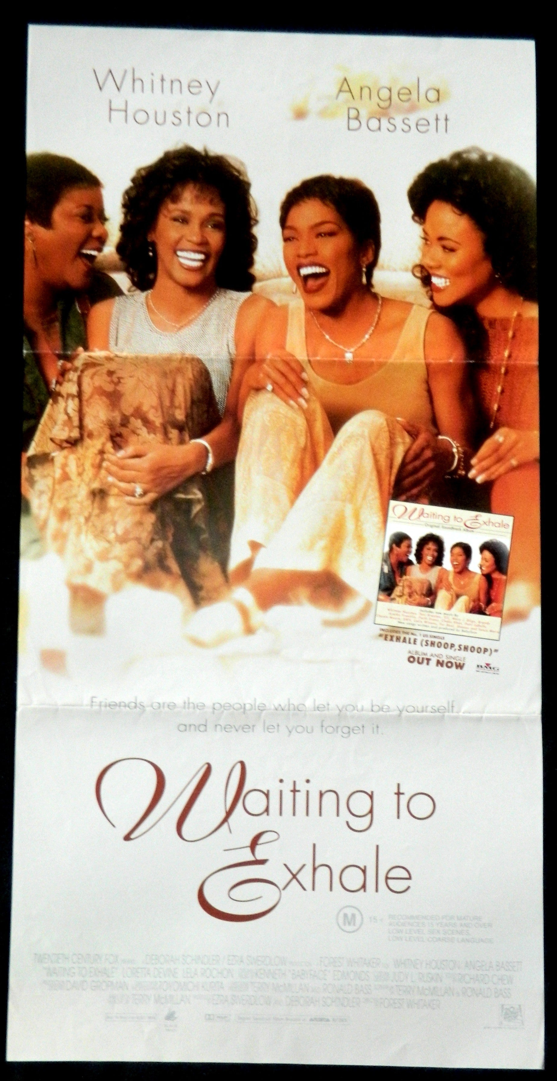 WAITING TO EXHALE (1995) — Original Australian daybill movie poster