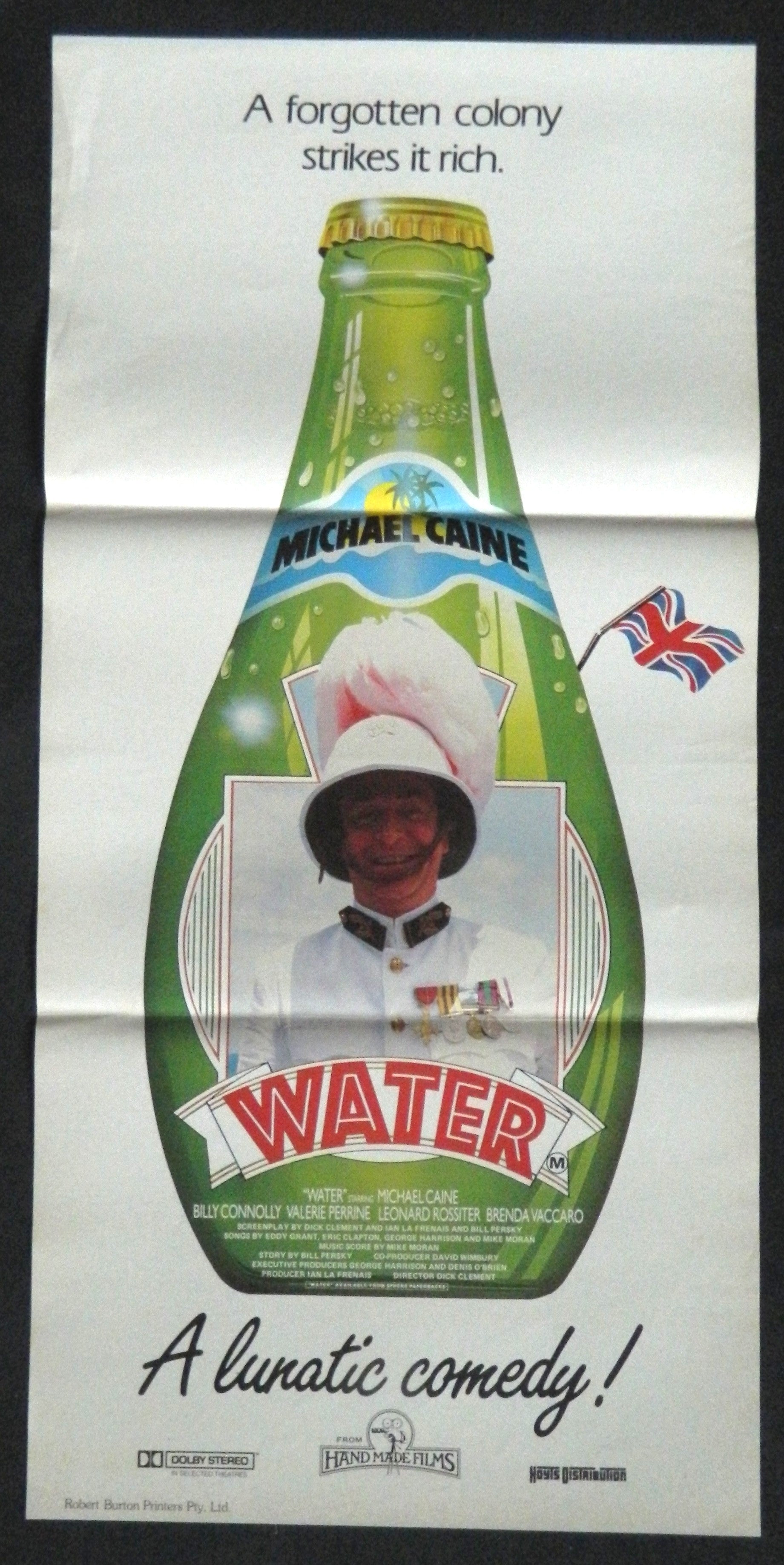 WATER (1985) — Original Australian daybill movie poster