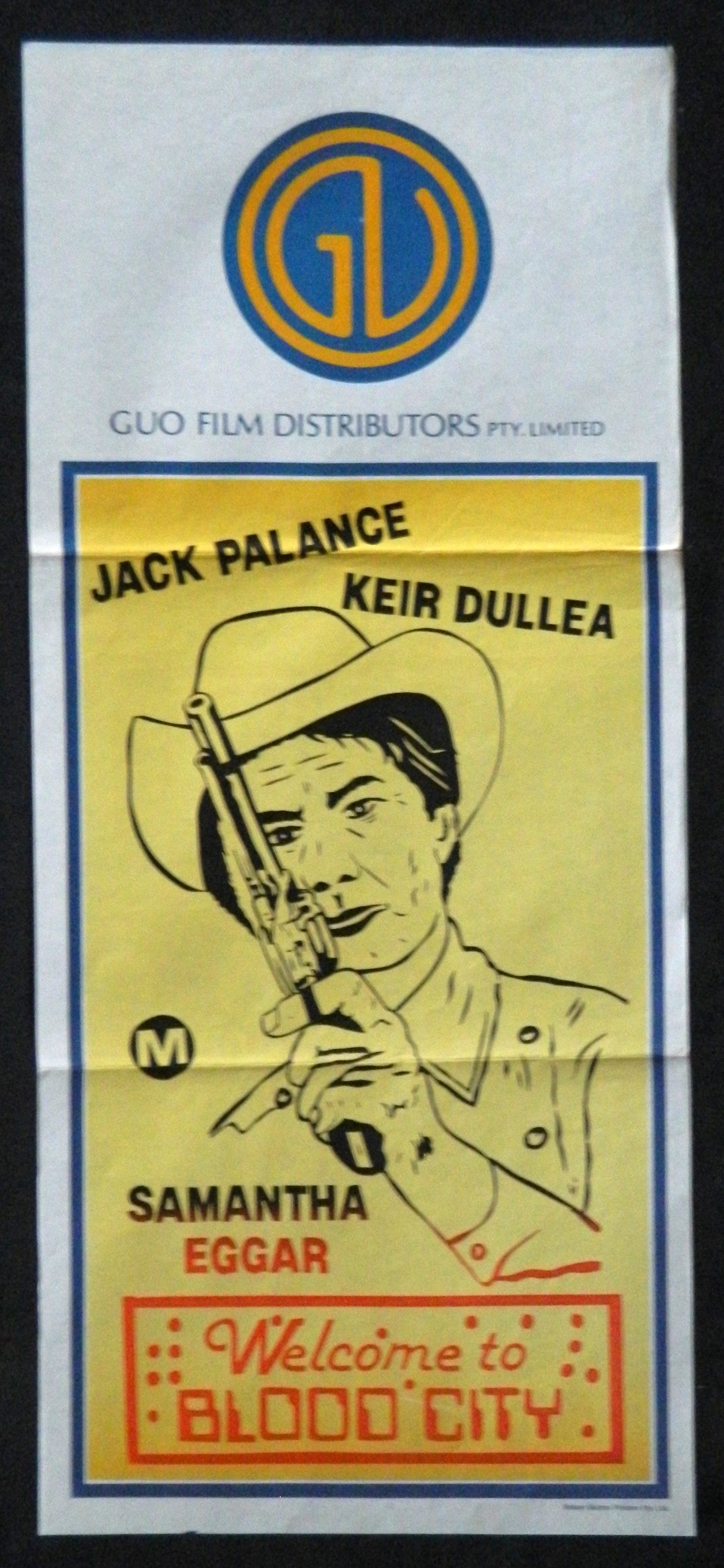 WELCOME TO BLOOD CITY  (1977) — Original Australian daybill movie poster