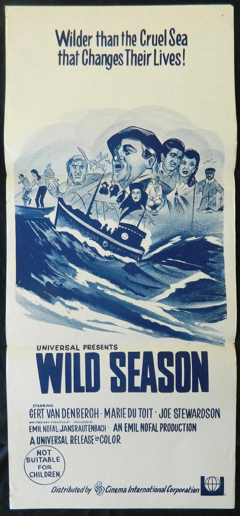 WILD SEASON  (1968) — Original Australian daybill movie poster