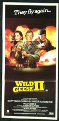 WILD GEESE 2 (1985) — Original Australian daybill movie poster