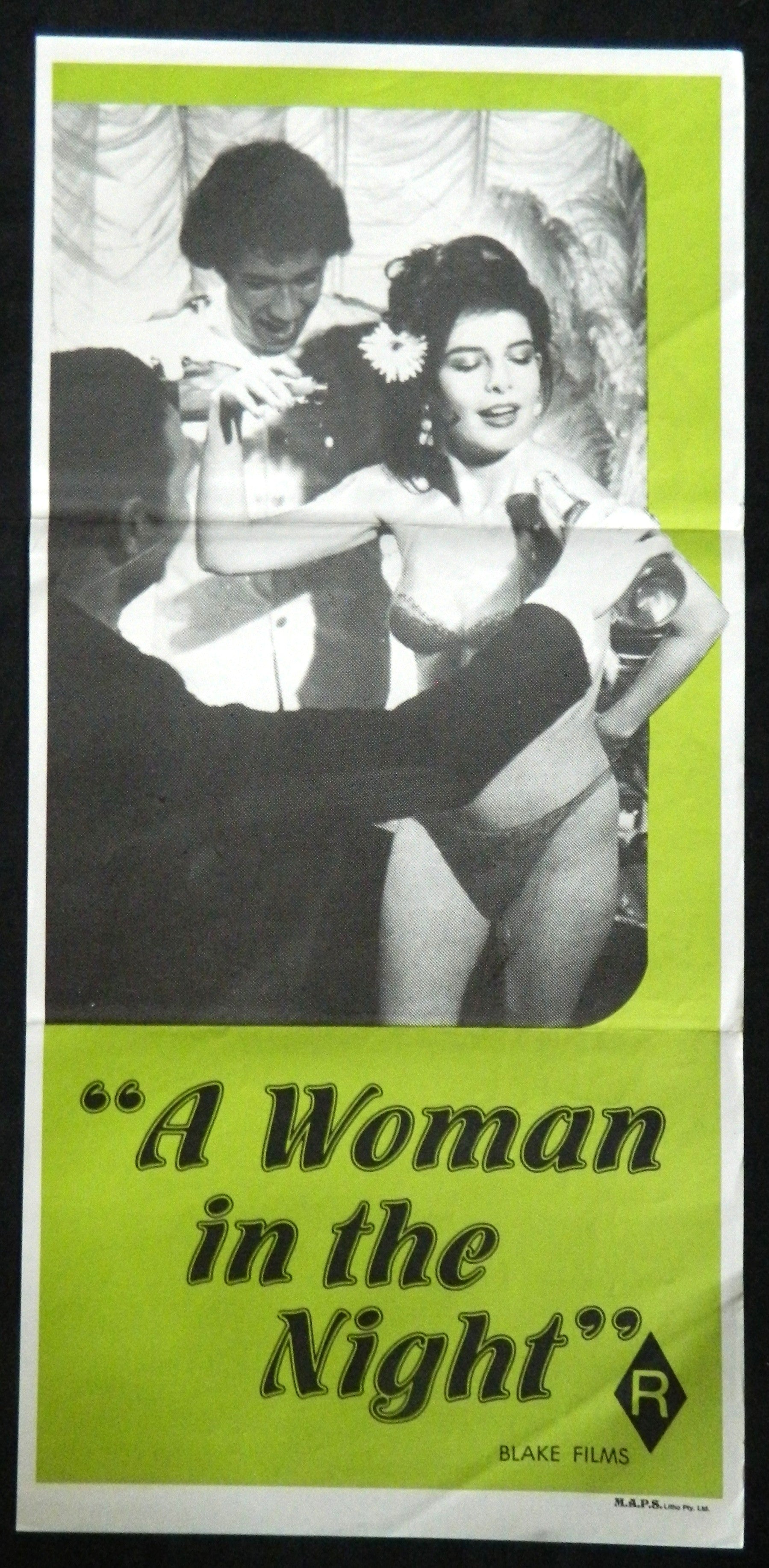 A WOMEN IN THE NIGHT (1979) — Original Australian daybill movie poster